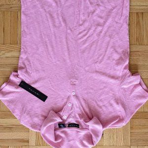pink polo shirt Tahari size small